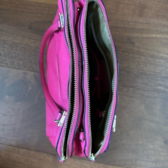 Pink Leather Coach Handbag - Picture 3 of 4